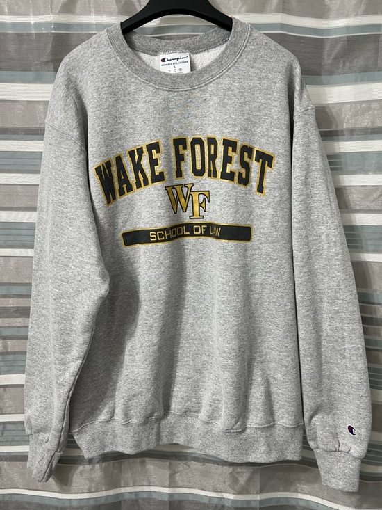 Champion Other - Champion Grey Wake Forest School of Law Crewneck Sweatshirt